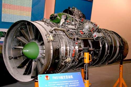 Động cơ WS10A do Trung Quốc tự sản xuất